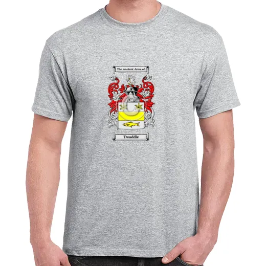 Twaddle Grey Coat of Arms T-Shirt
