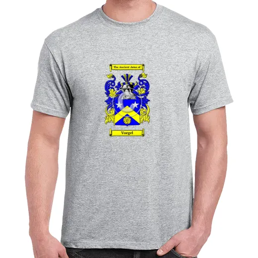 Voegel Grey Coat of Arms T-Shirt
