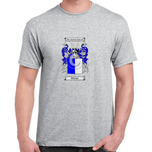 Wörner Grey Coat of Arms T-Shirt