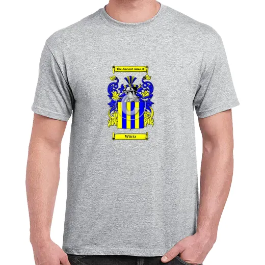 Würtz Grey Coat of Arms T-Shirt