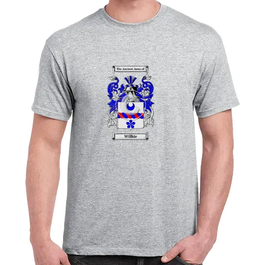 Willkie Grey Coat of Arms T-Shirt