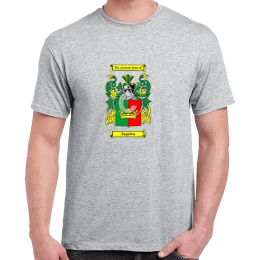 Zapetta Grey Coat of Arms T-Shirt
