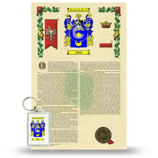 Alessi Armorial History and Keychain Package