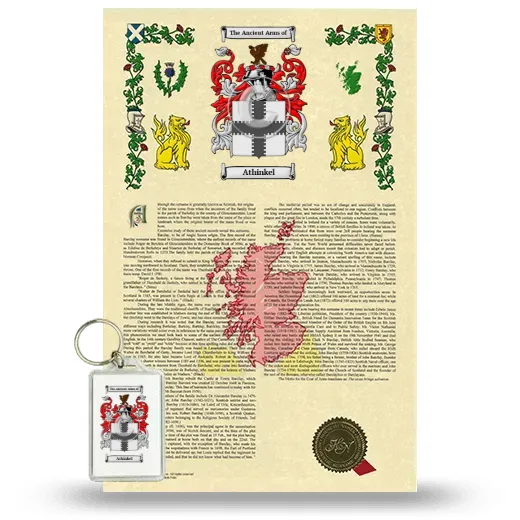 Athinkel Armorial History and Keychain Package