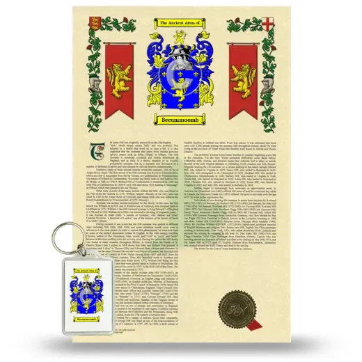 Beeummoomb Armorial History and Keychain Package
