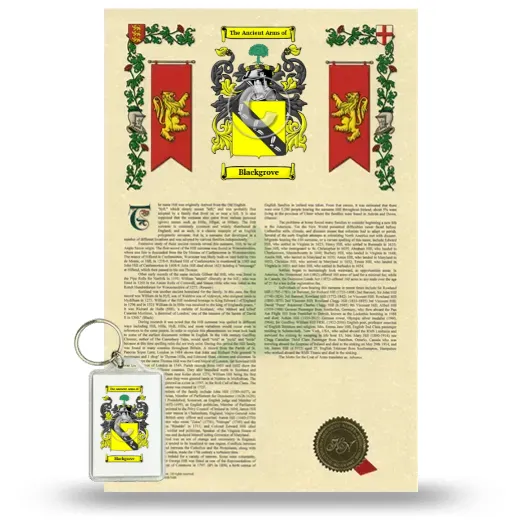 Blackgrove Armorial History and Keychain Package