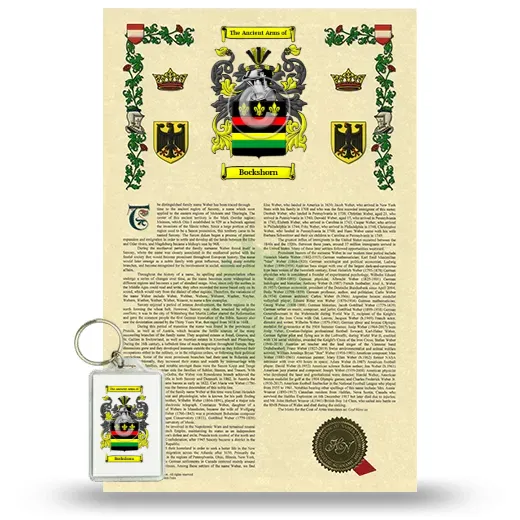 Bockshorn Armorial History and Keychain Package
