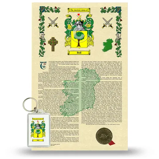 Boil Armorial History and Keychain Package