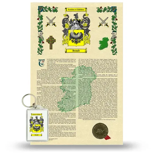Bromb Armorial History and Keychain Package