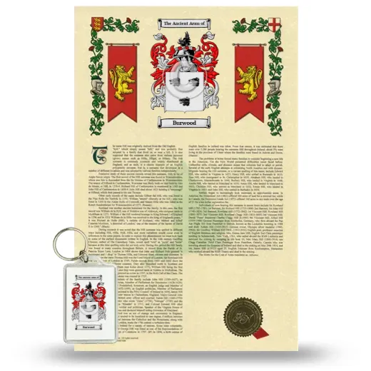 Burwood Armorial History and Keychain Package