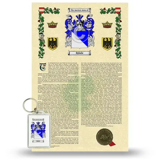 Bybele Armorial History and Keychain Package