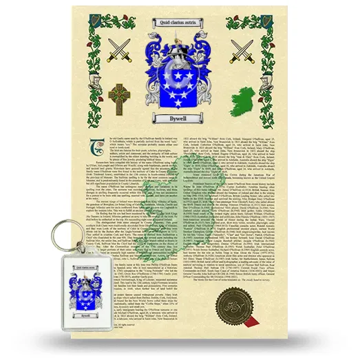 Bywell Armorial History and Keychain Package
