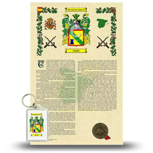 Cantu Armorial History and Keychain Package