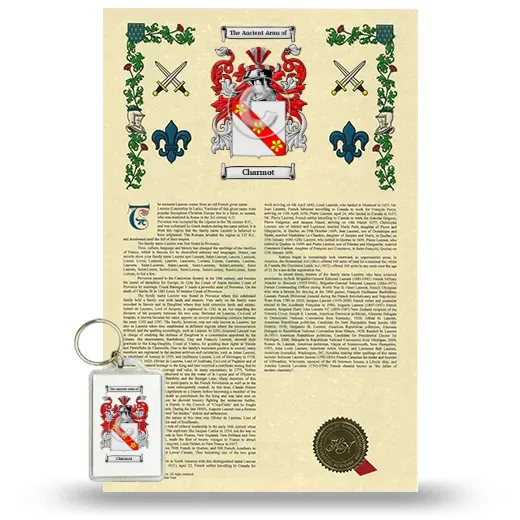 Charmot Armorial History and Keychain Package