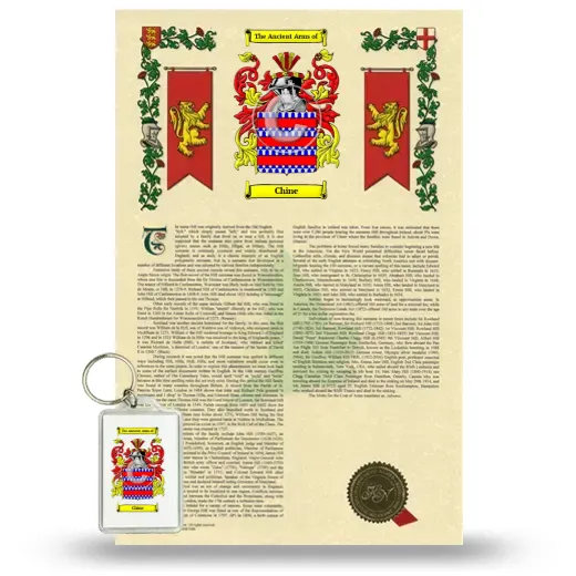 Chine Armorial History and Keychain Package