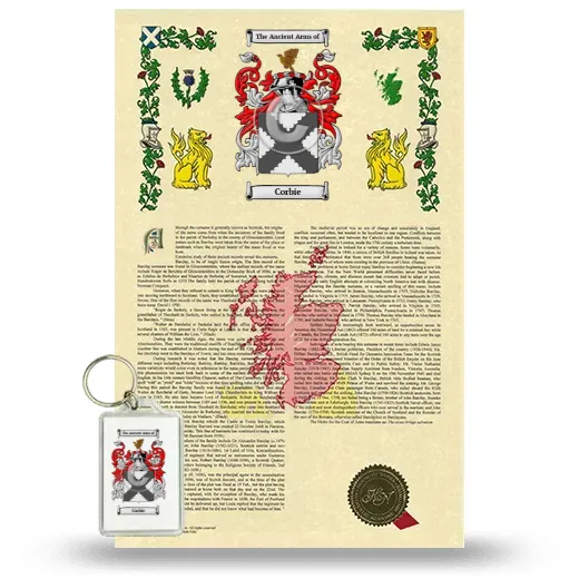 Corbie Armorial History and Keychain Package