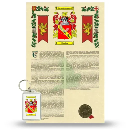 Coulon Armorial History and Keychain Package