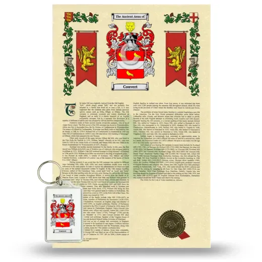 Couvert Armorial History and Keychain Package