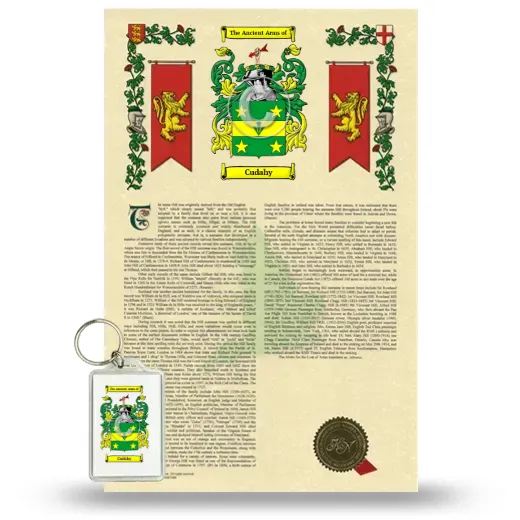 Cudahy Armorial History and Keychain Package