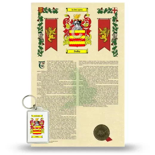 Dolby Armorial History and Keychain Package