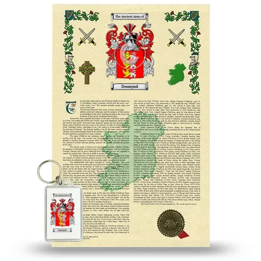 Doonynd Armorial History and Keychain Package