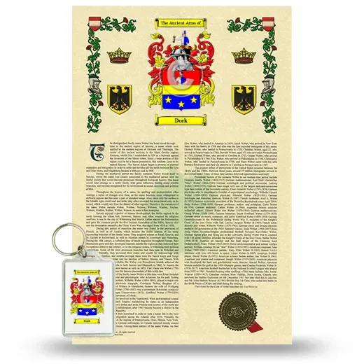 Dork Armorial History and Keychain Package