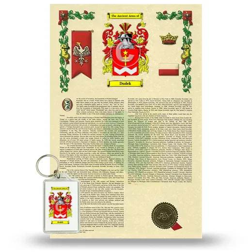 Dudek Armorial History and Keychain Package