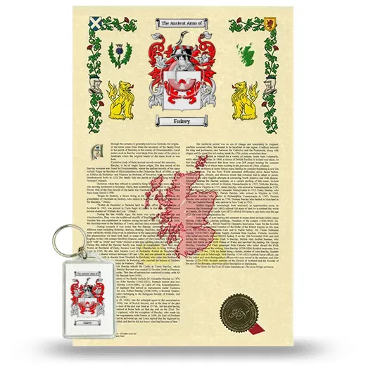 Fairey Armorial History and Keychain Package