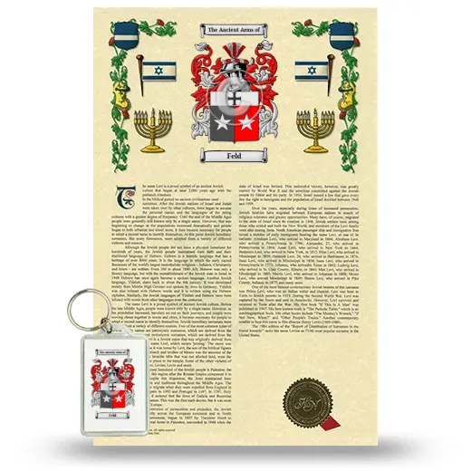 Feld Armorial History and Keychain Package
