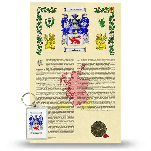 Fendlason Armorial History and Keychain Package