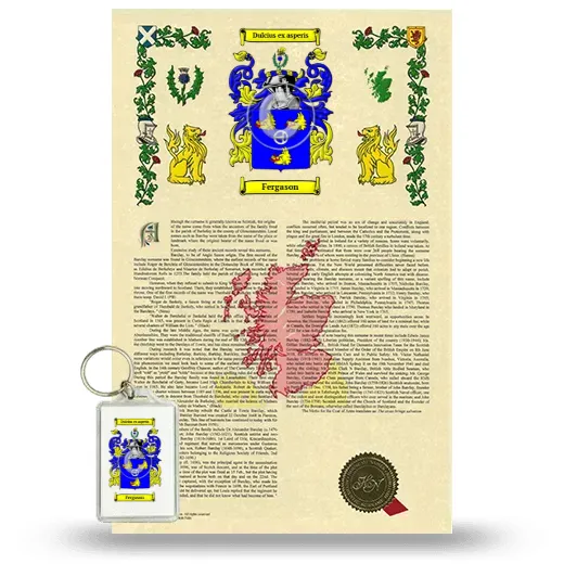 Fergason Armorial History and Keychain Package