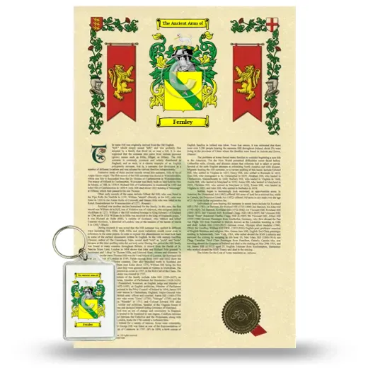 Fernley Armorial History and Keychain Package