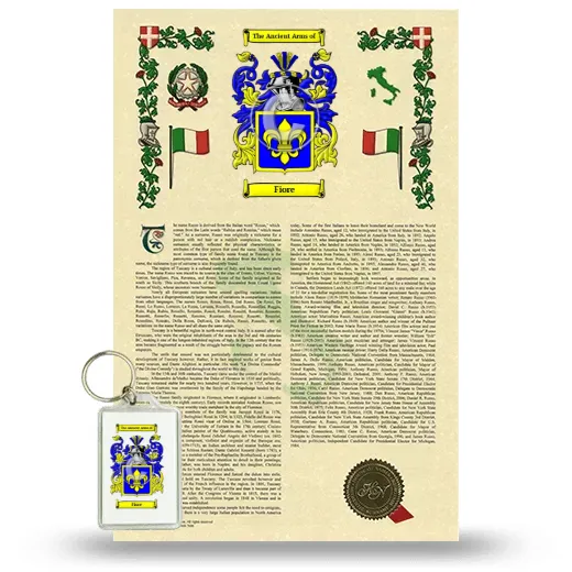 Fiore Armorial History and Keychain Package