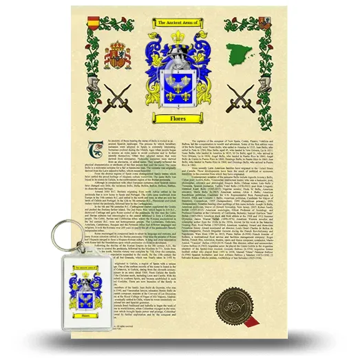 Flores Armorial History and Keychain Package