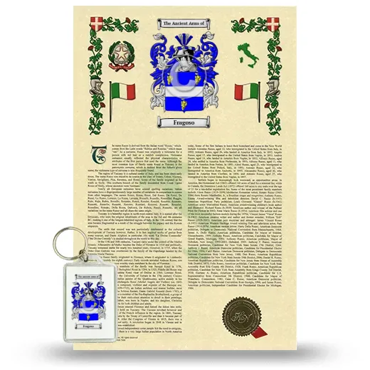 Fragoso Armorial History and Keychain Package
