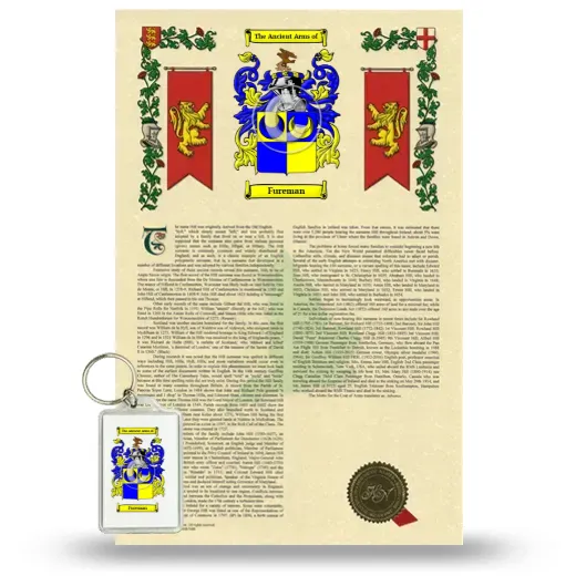 Fureman Armorial History and Keychain Package