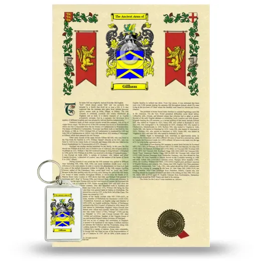 Gillham Armorial History and Keychain Package