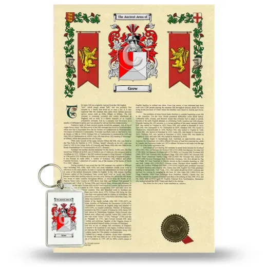 Grow Armorial History and Keychain Package