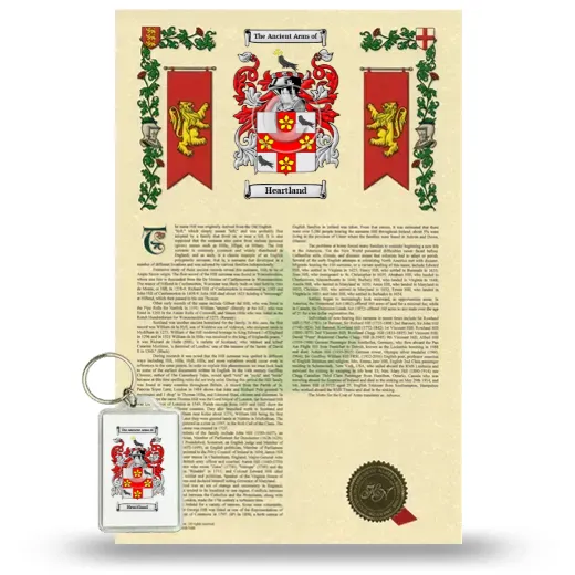 Heartland Armorial History and Keychain Package