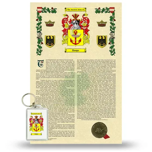Hoops Armorial History and Keychain Package