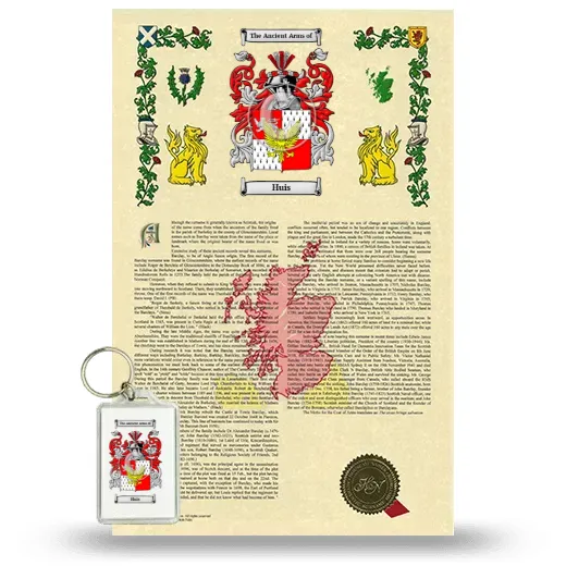 Huis Armorial History and Keychain Package