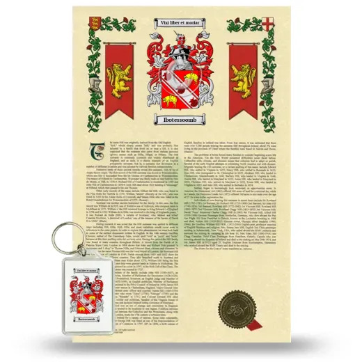 Ibotessoomb Armorial History and Keychain Package