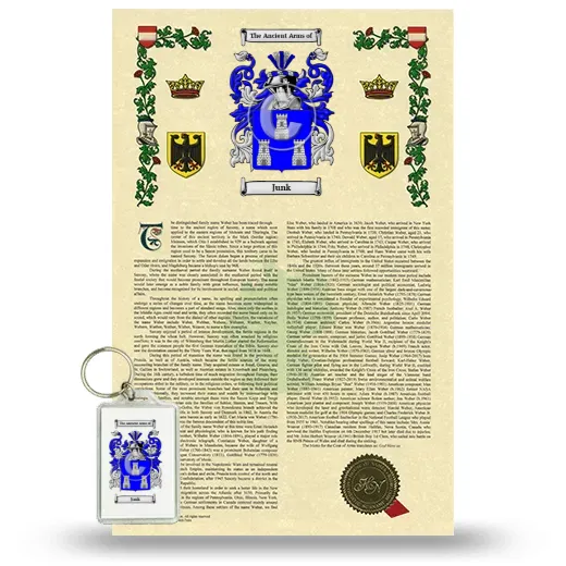 Junk Armorial History and Keychain Package