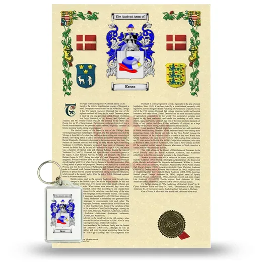 Kross Armorial History and Keychain Package