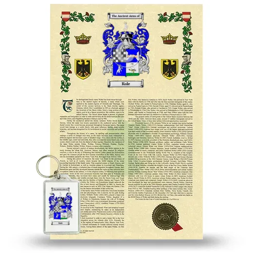 Kule Armorial History and Keychain Package