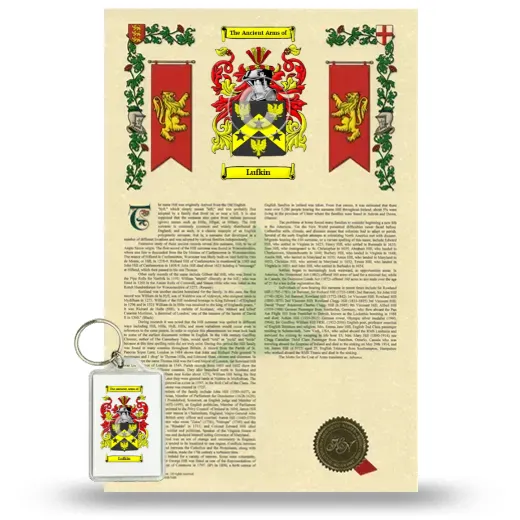 Lufkin Armorial History and Keychain Package