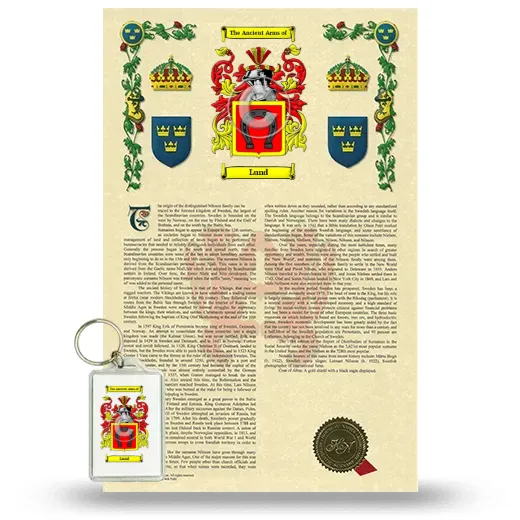 Lund Armorial History and Keychain Package