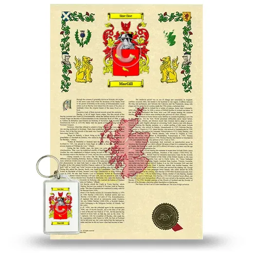 MacGill Armorial History and Keychain Package