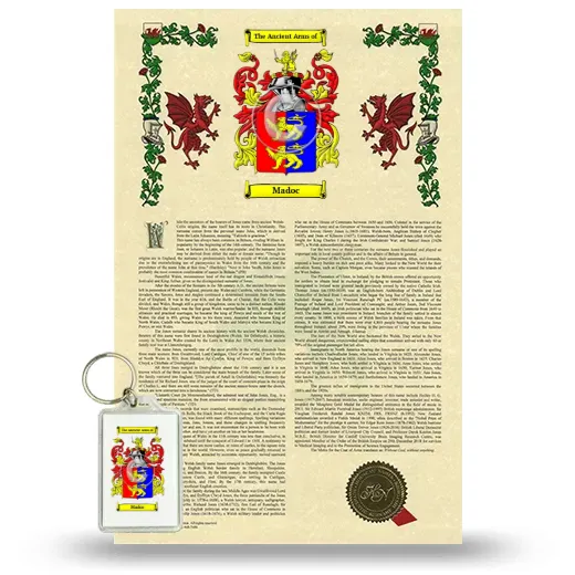 Madoc Armorial History and Keychain Package