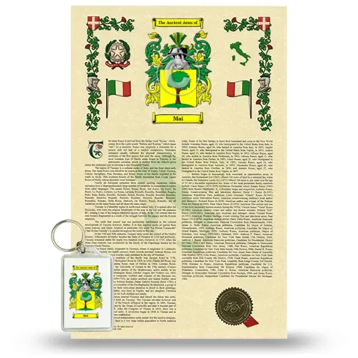 Mai Armorial History and Keychain Package